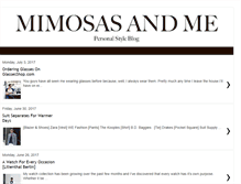Tablet Screenshot of mimosasandme.com